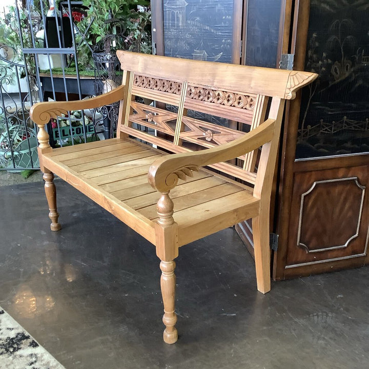 Decorative Wood Bench