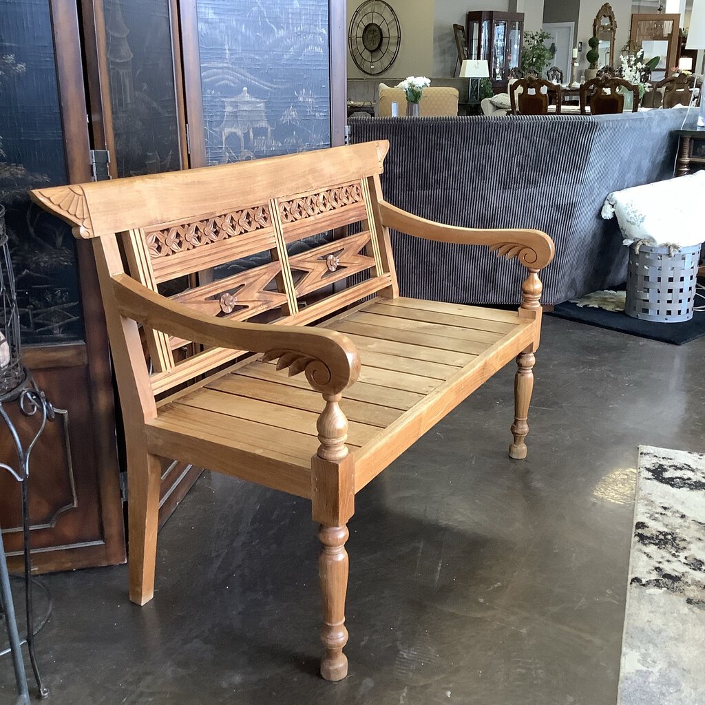 Decorative Wood Bench