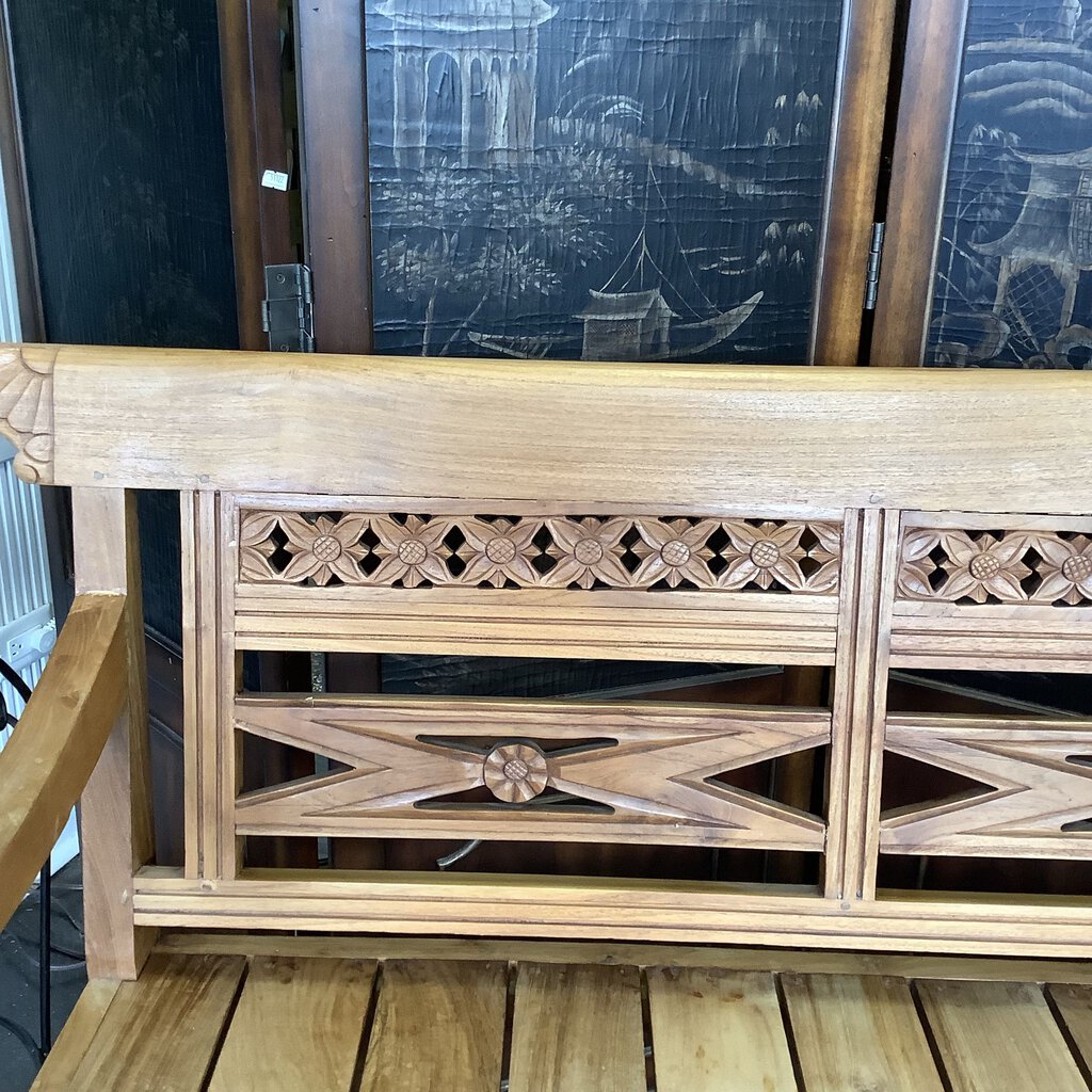 Decorative Wood Bench