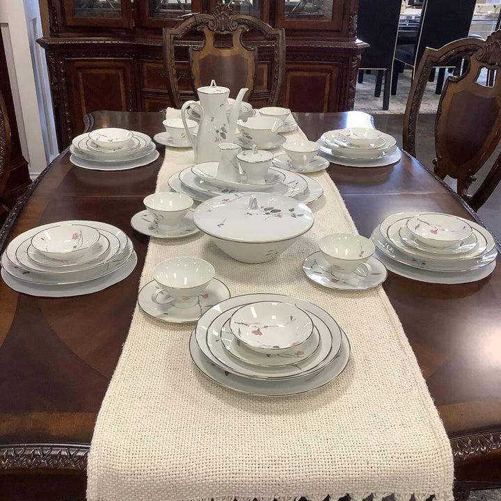 7 Pc. Place Setting Service for 6 "Quince" China Set + Extras!