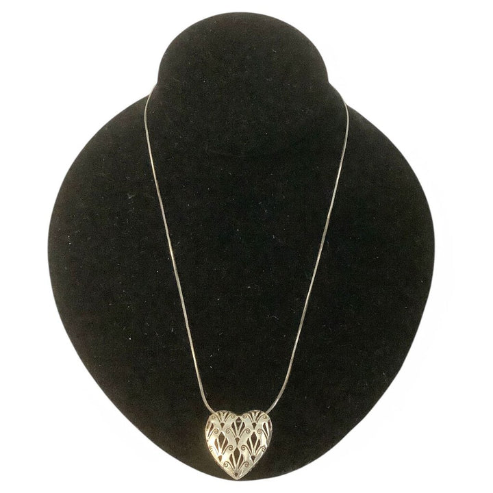 Reversible Pave Heart Necklace