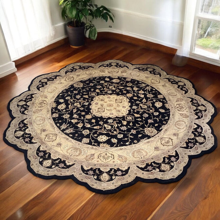 Scalloped Area Rug