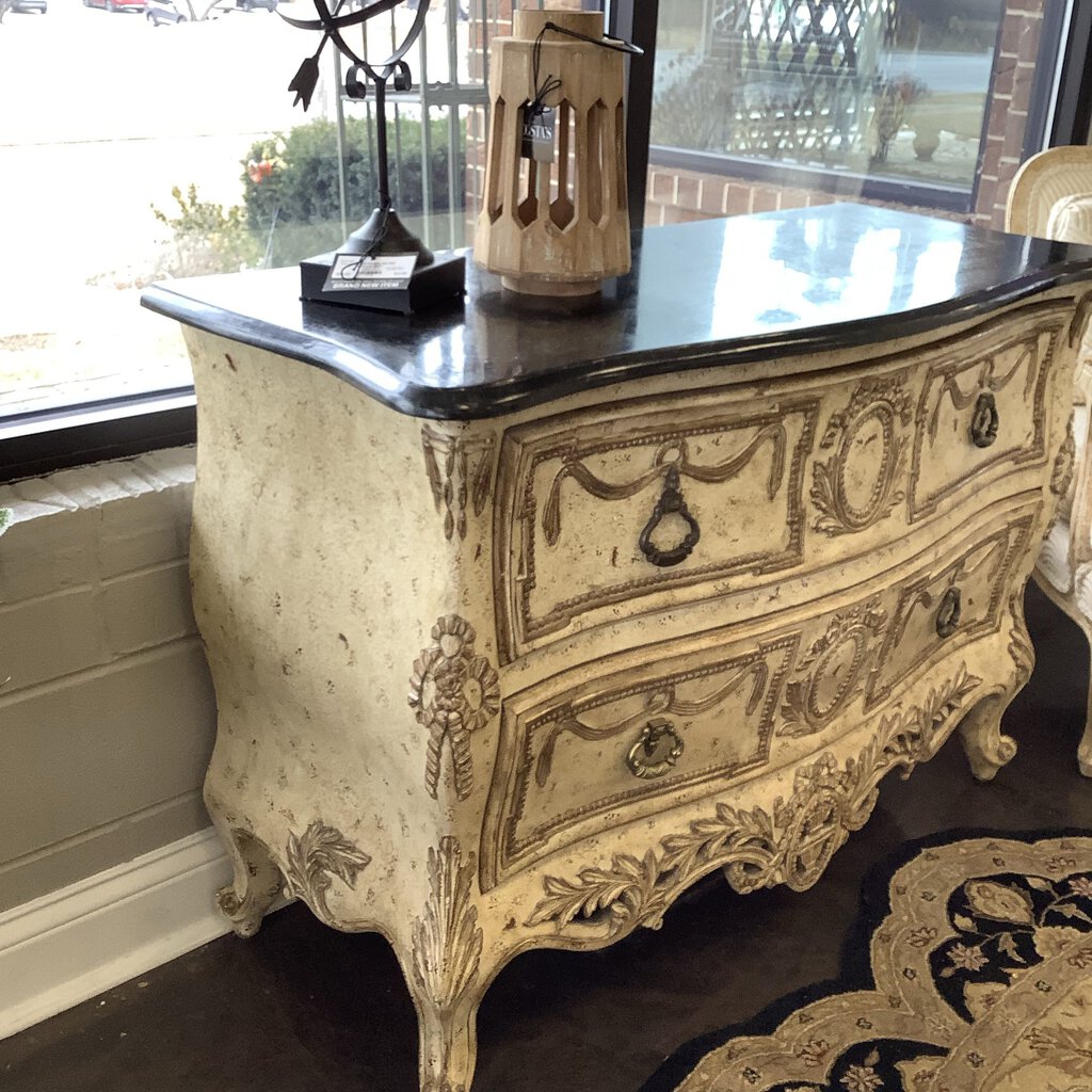 French Style Dresser W/ Faux Marble Top