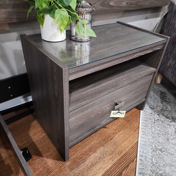 Wood Nightstand