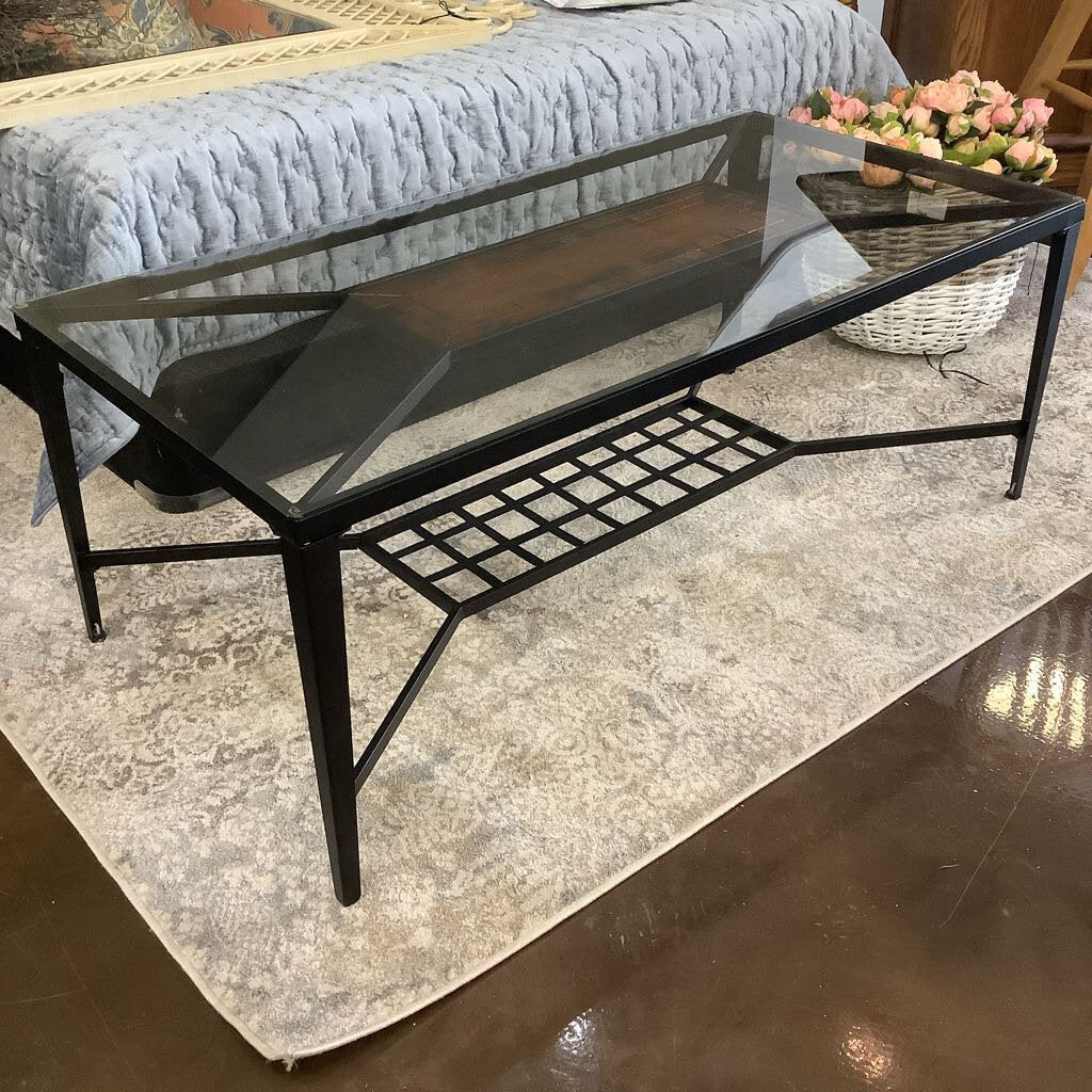 Orig. Price $500 - Glass Cocktail Table