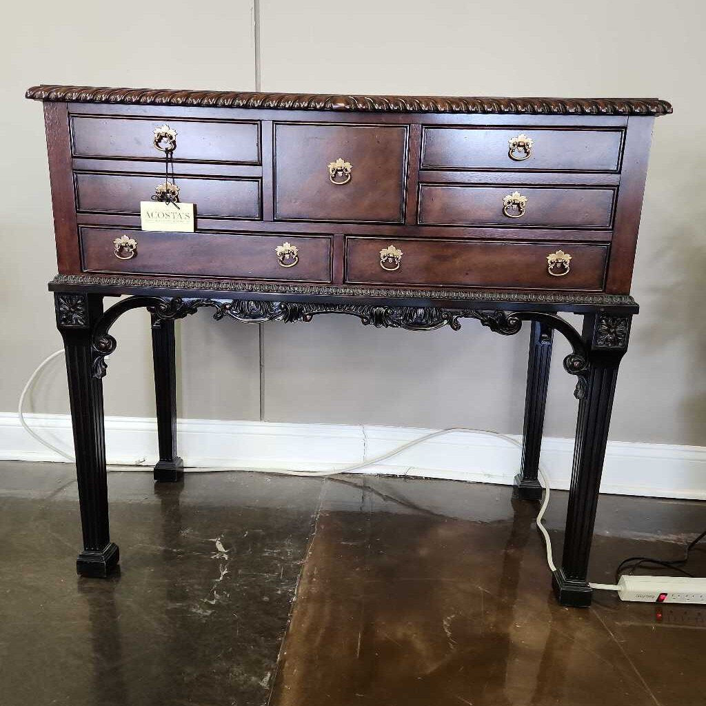 Orig. Price $1895 - Wood Foyer Table w/Drawers