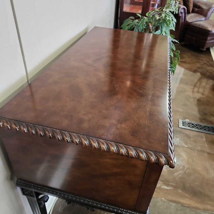 Orig. Price $1895 - Wood Foyer Table w/Drawers