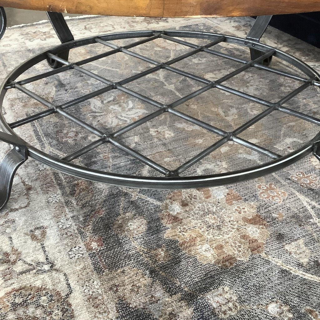 Wood & Stone Cocktail Table