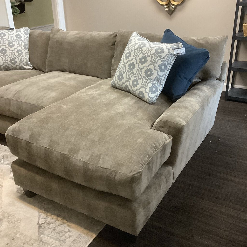 (BRAND NEW) Performance Fabric Sofa w/ Chaise