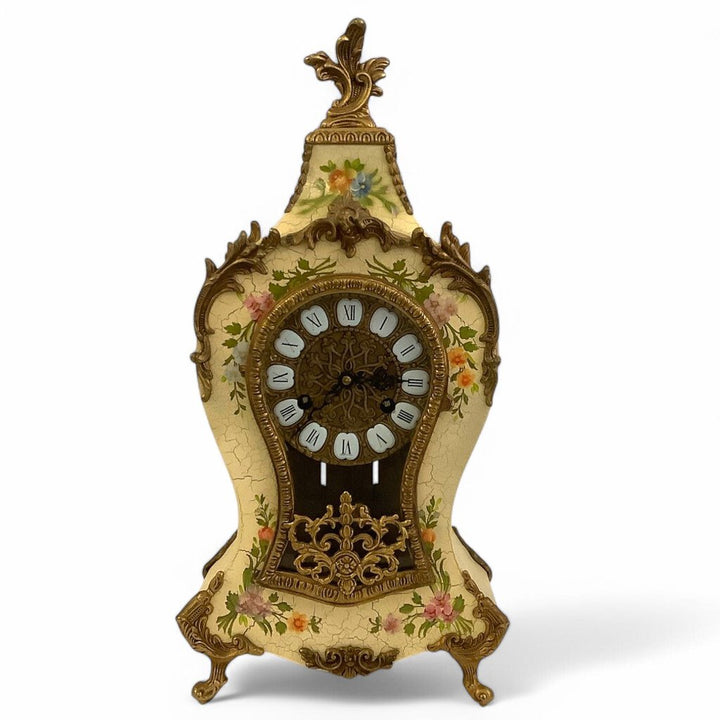 Floral Mantel Clock