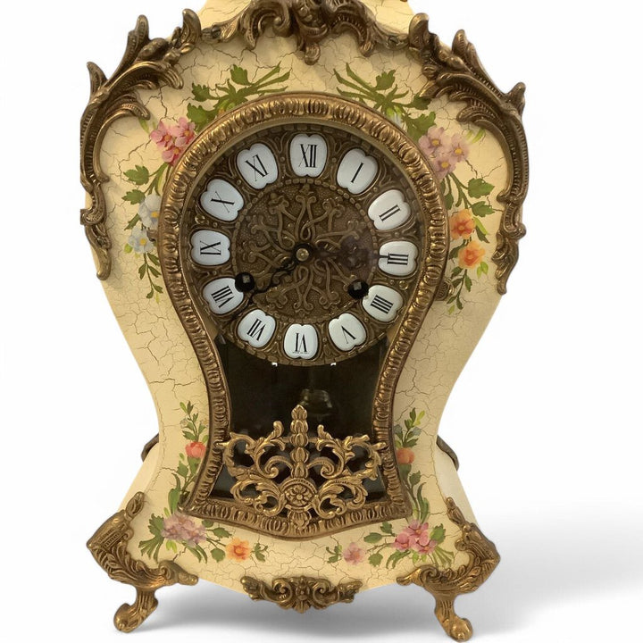 Floral Mantel Clock