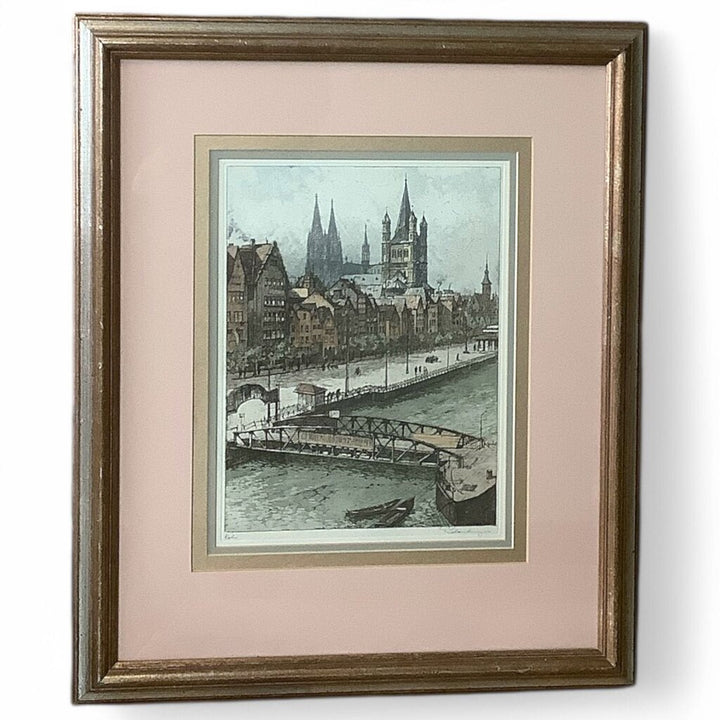 "Church Street" Framed Print
