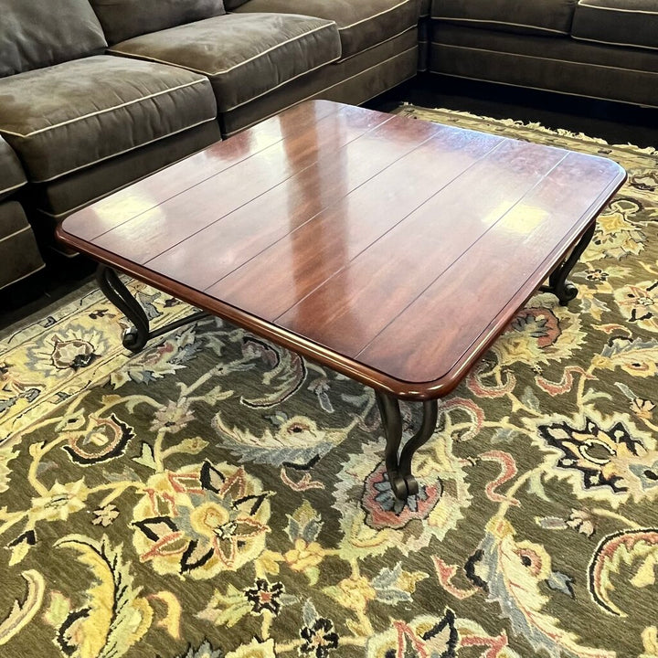 Wood & Iron Cocktail Table