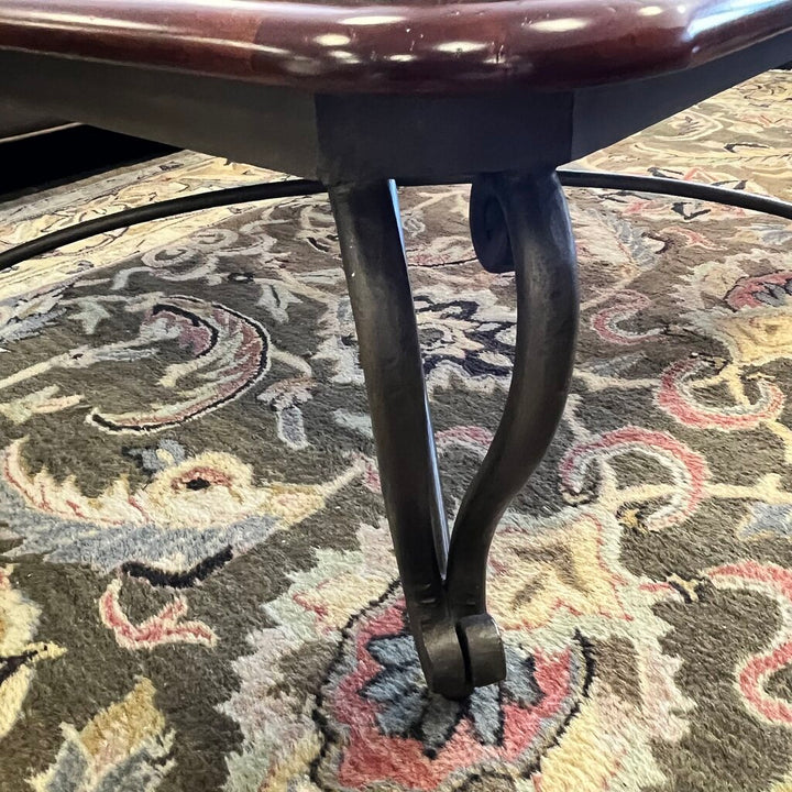 Wood & Iron Cocktail Table
