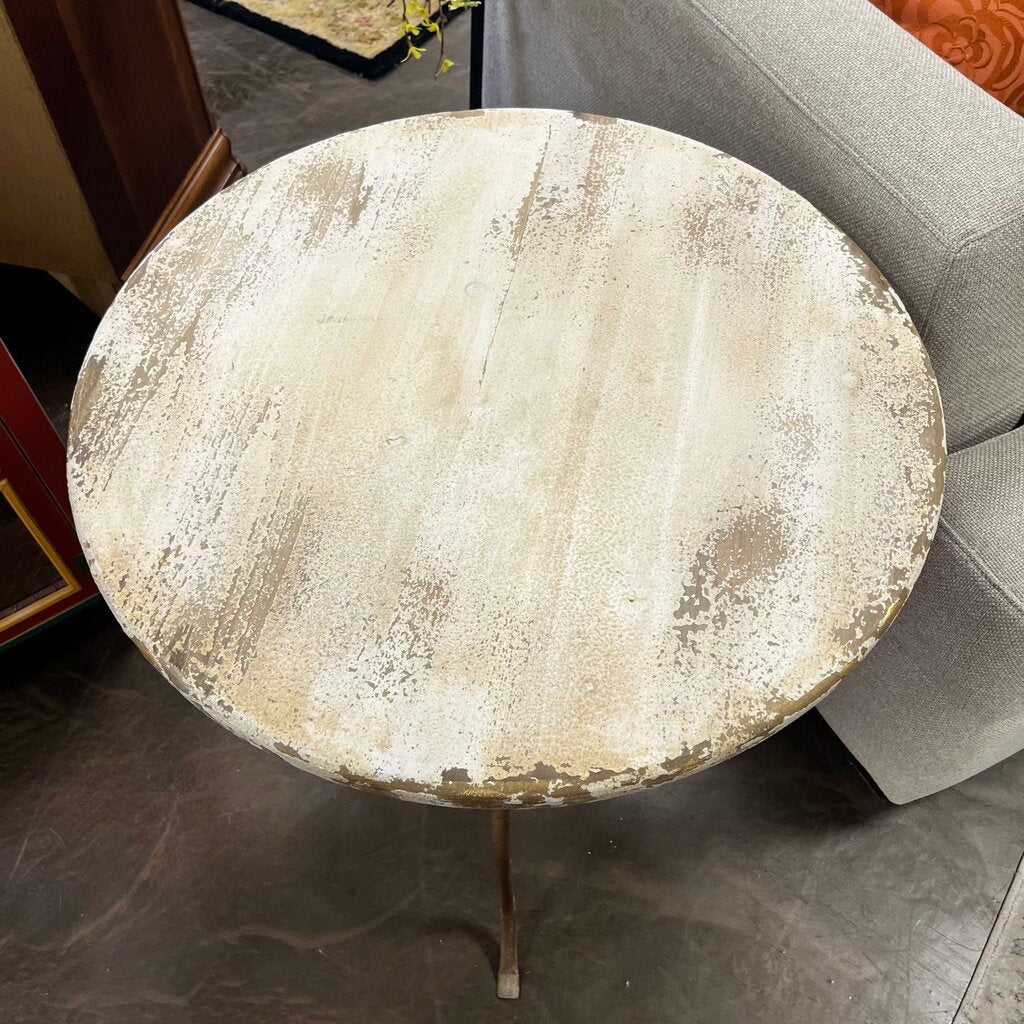 (BRAND NEW) Distressed Side Table