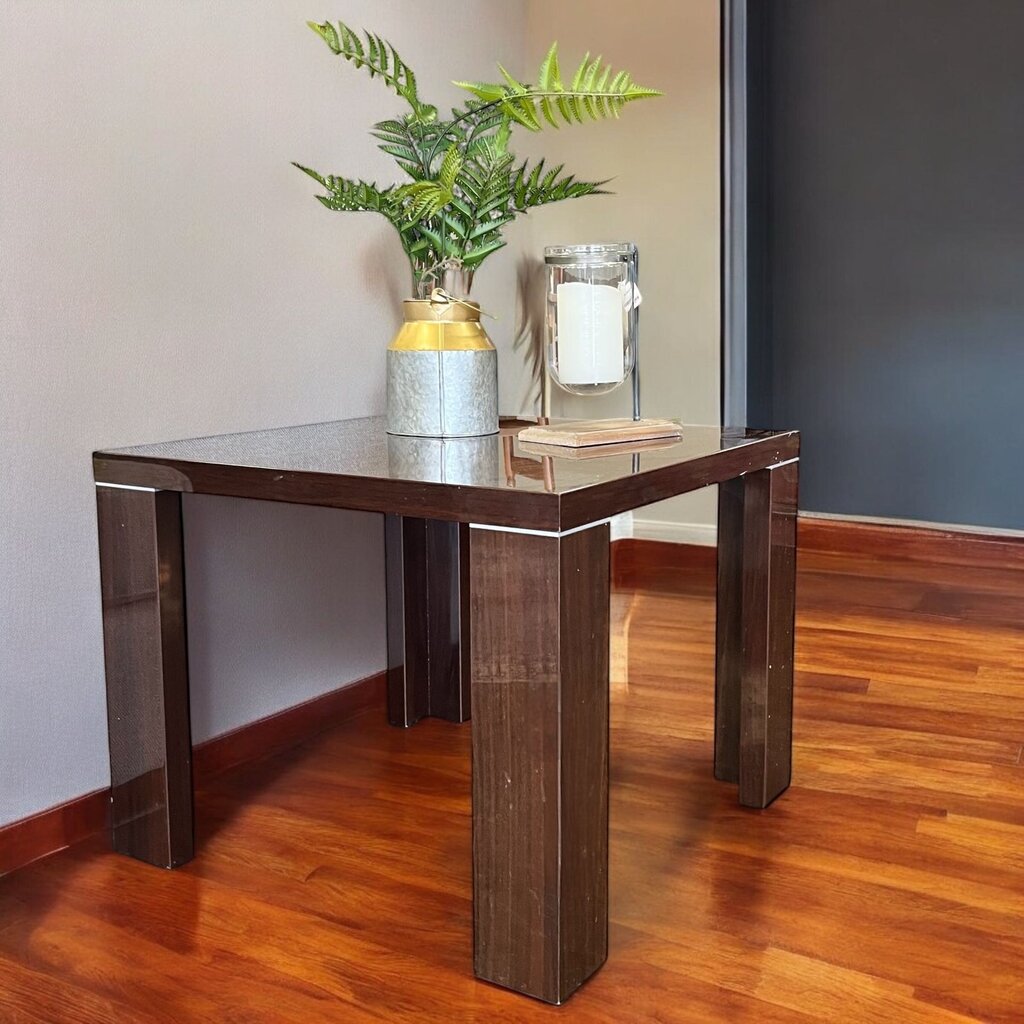 Orig Price $450 - Lacquered End Table