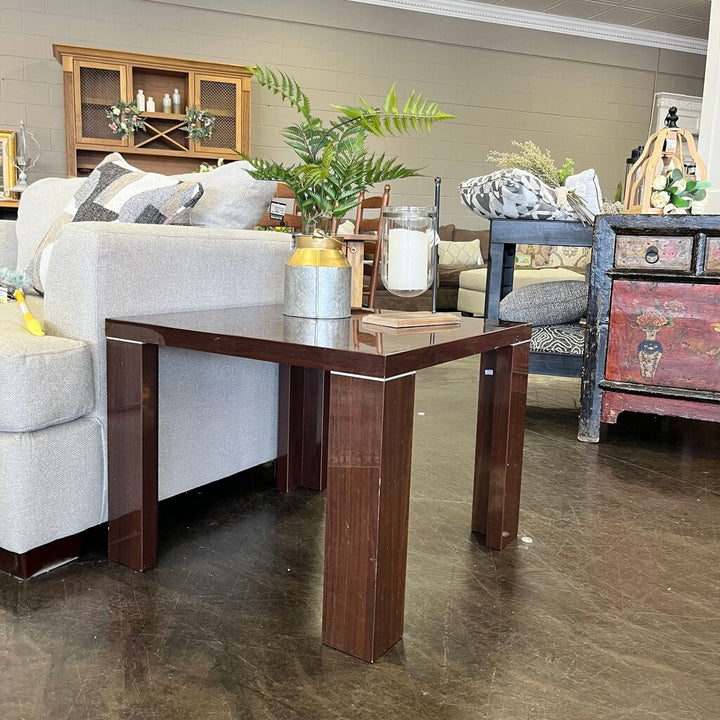 Orig Price $450 - Lacquered End Table