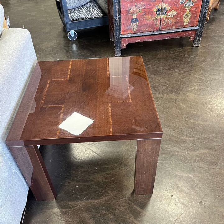 Orig Price $450 - Lacquered End Table