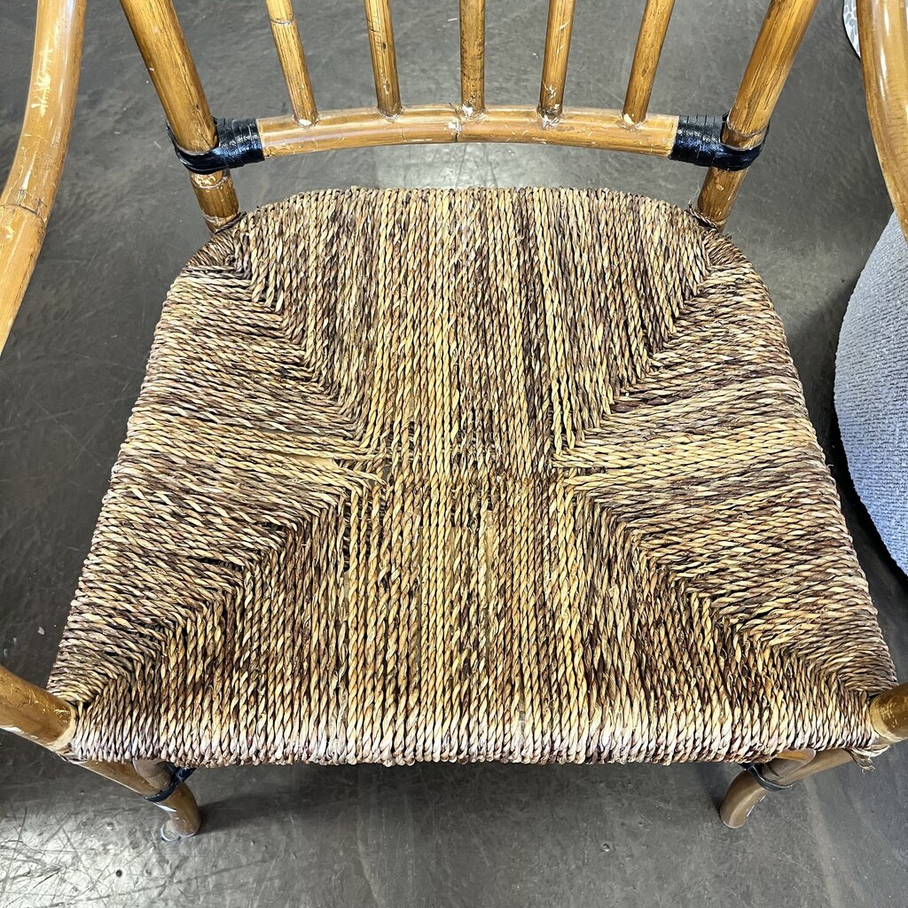 Faux Bamboo Rattan Chair
