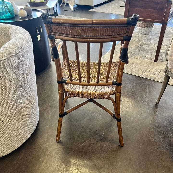 Faux Bamboo Rattan Chair