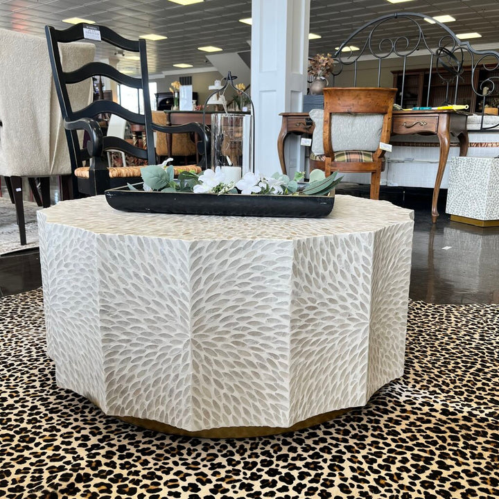 (BRAND NEW) Capiz Shell Cocktail Table
