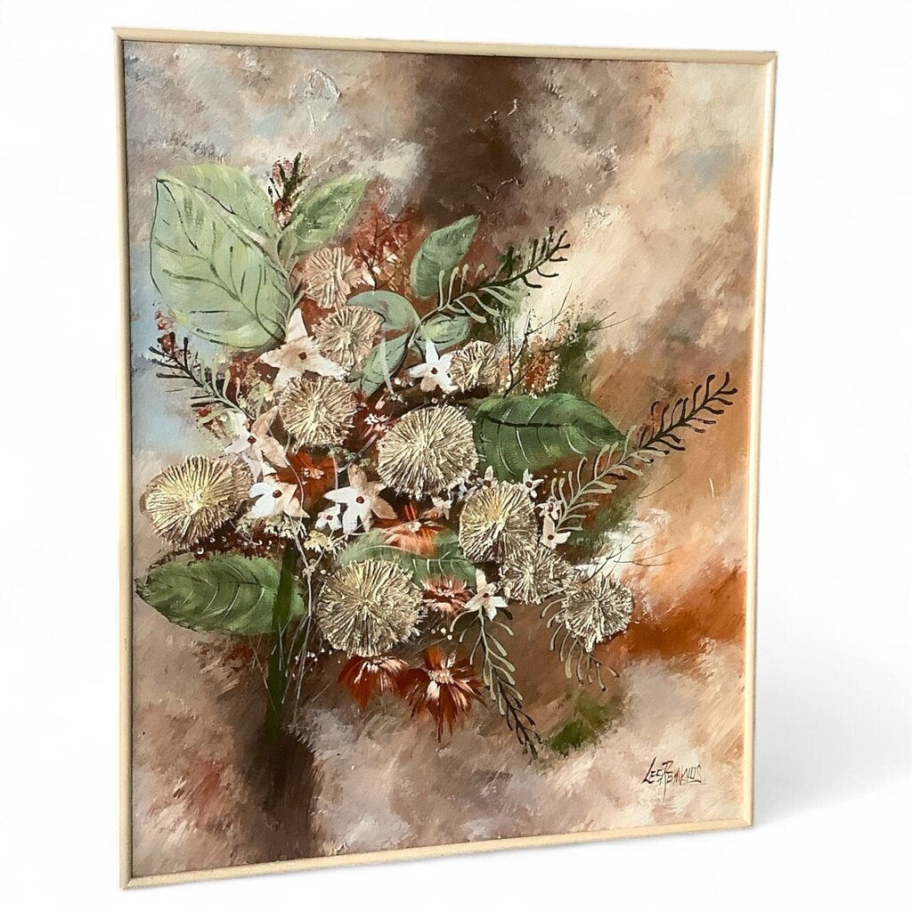 Large Floral Oil Painting