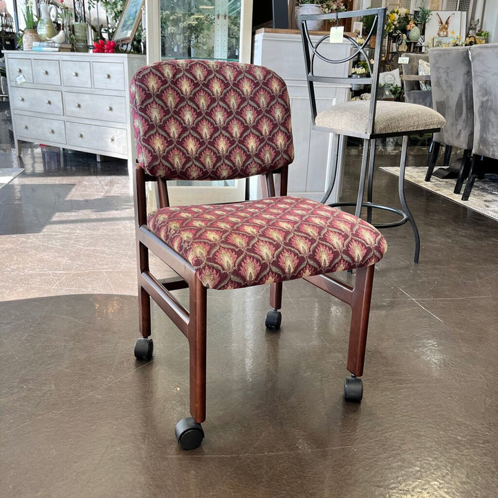 Folding Desk Chair w/ Casters