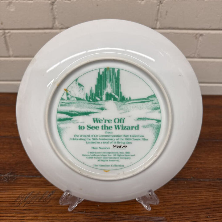 We are off to See the Wizard of Oz Plate