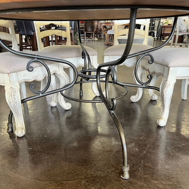 Dining Table w/ Iron Base