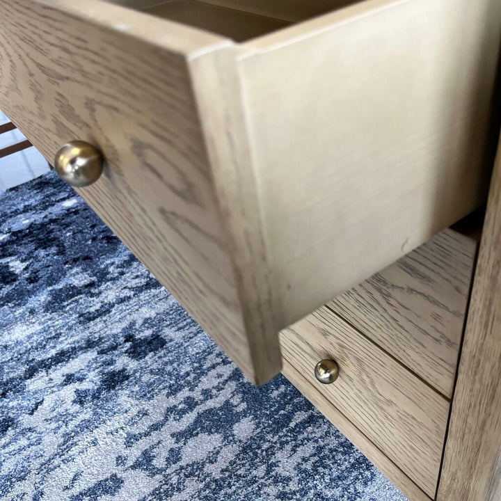 Orig Price $1215 - 3 Drawer Night Stand W/ Shelf