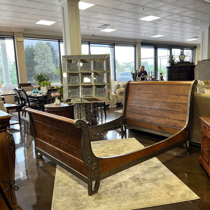 Orig Price $3200 - Queen Sleigh Bed
