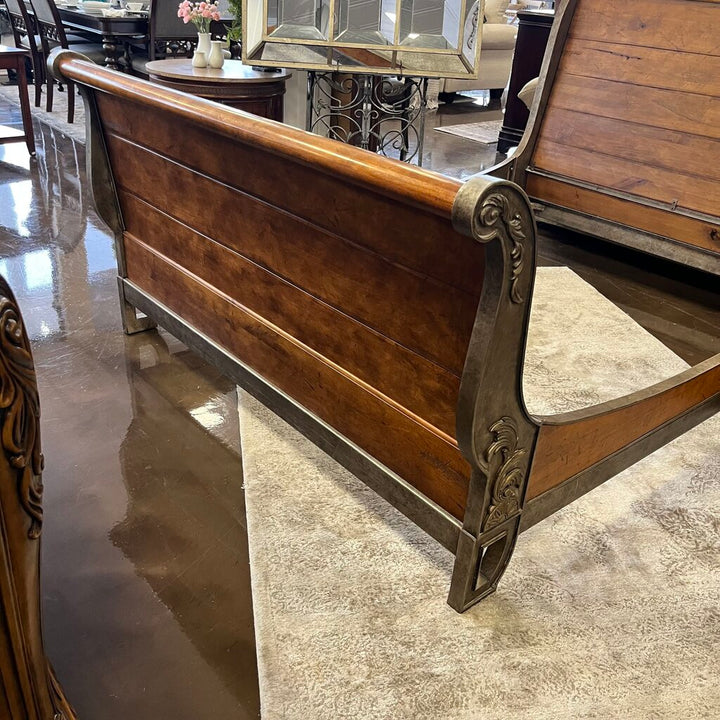 Orig Price $3200 - Queen Sleigh Bed
