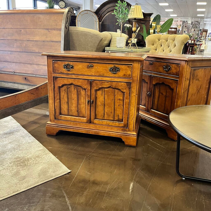 Orig Price $1700 - Night Stand w/ Drawer & Cabinet