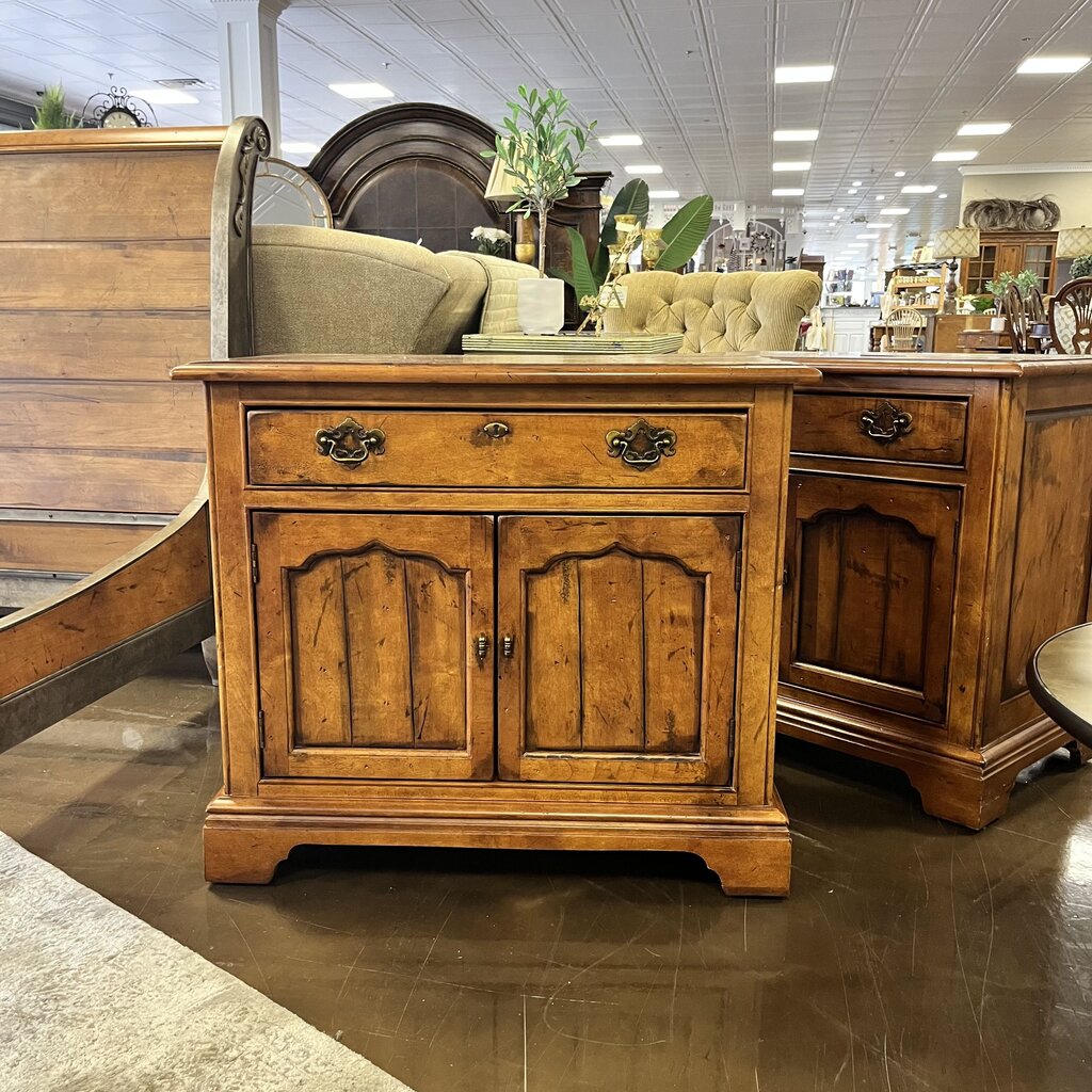 Orig Price $1700 - Night Stand w/ Drawer & Cabinet
