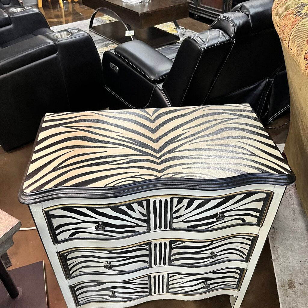 Orig Price $1245 - Zebra Chest of Drawers