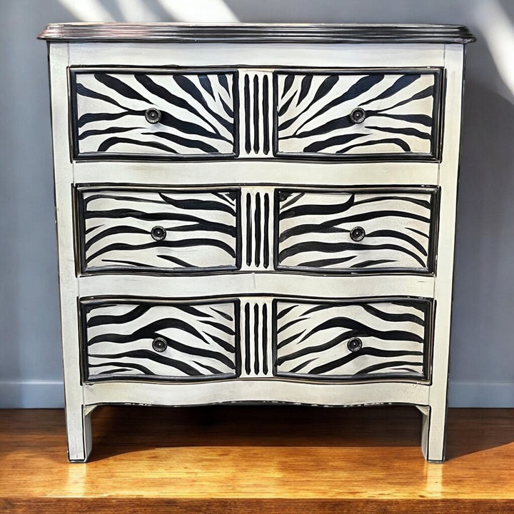 Orig Price $1245 - Zebra Chest of Drawers