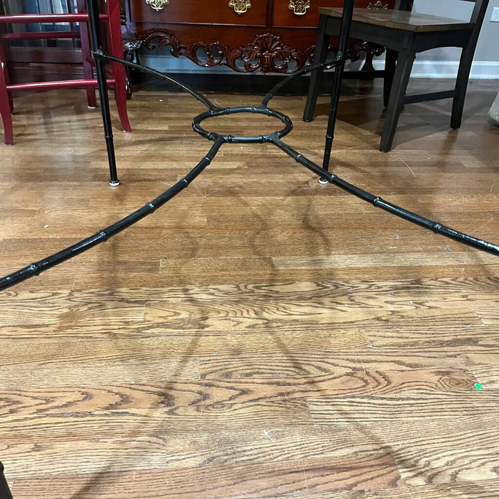 Orig Price $3000 - Faux Bamboo Glass Table