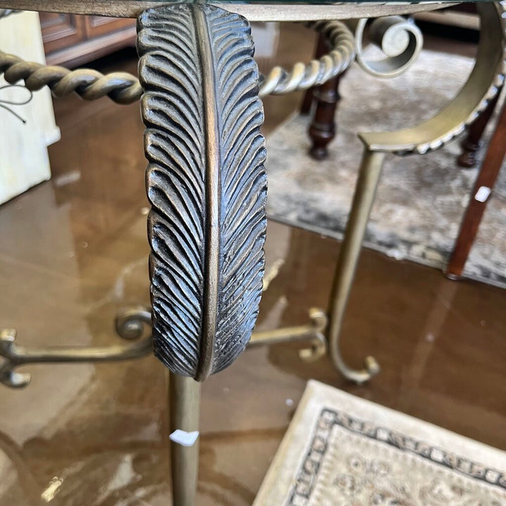 Glass Side Table