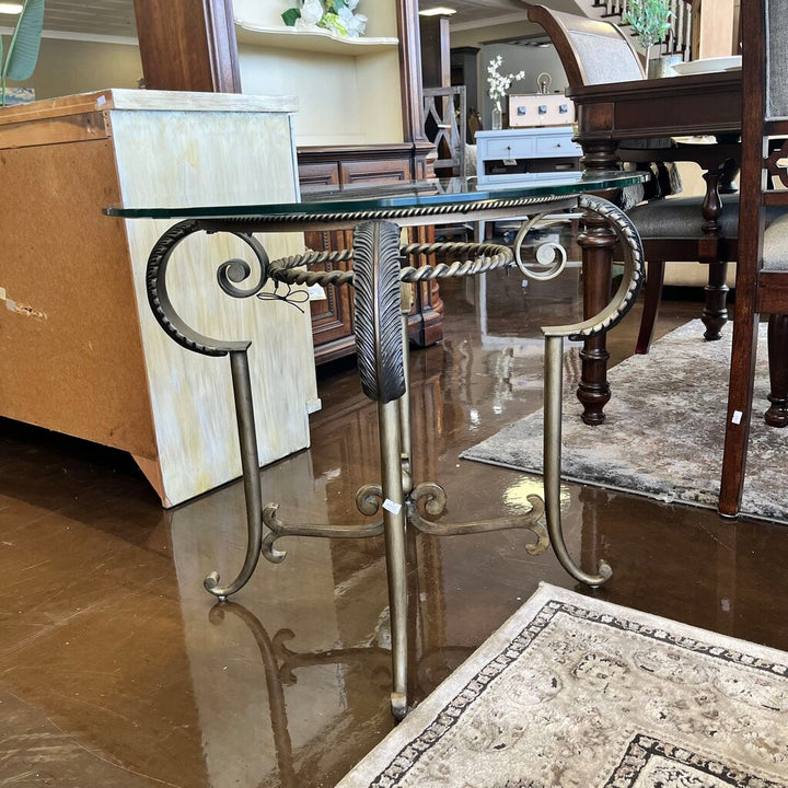 Glass Side Table
