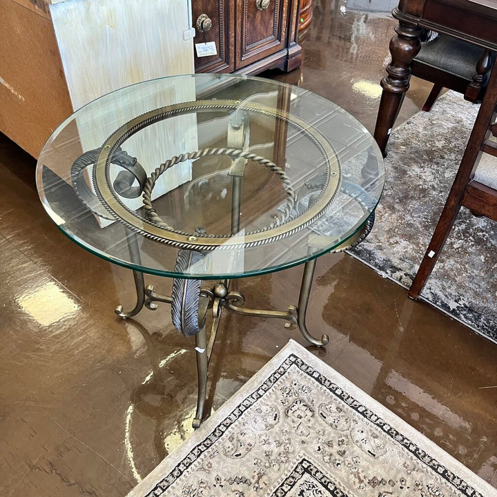 Glass Side Table