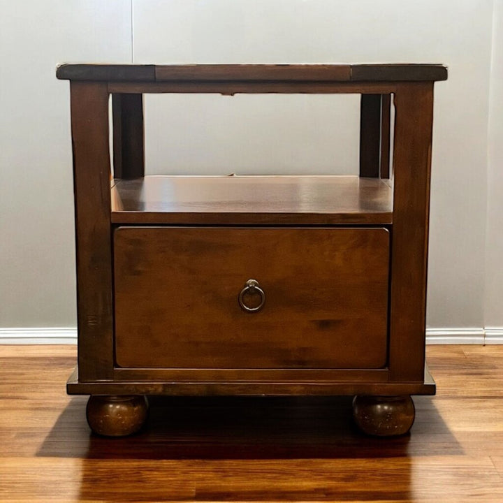Orig Price $600 - End Table w/ Tile Inlay