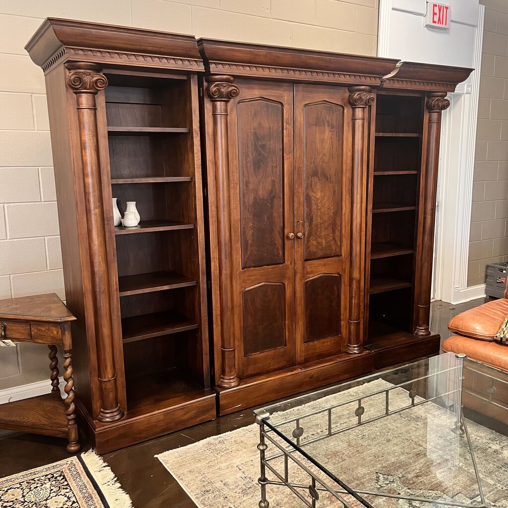 3 Piece Entertainment Center w/ Book Shelves