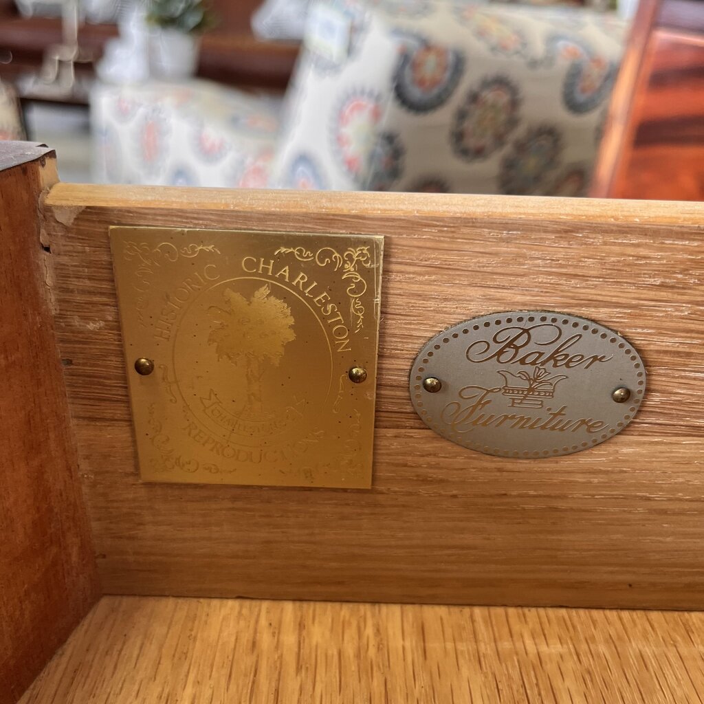 Inlaid 3 Drawer Console