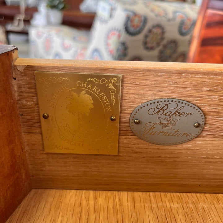 Inlaid 3 Drawer Console