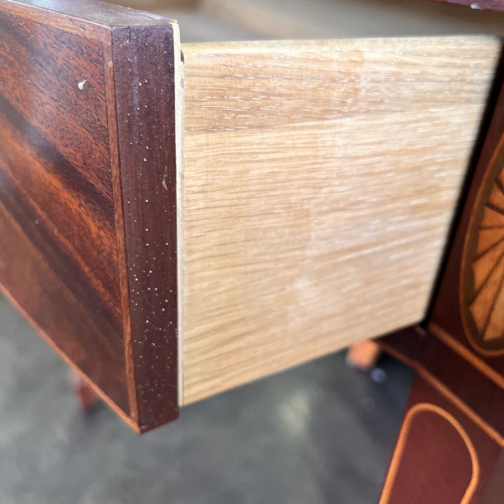 Inlaid 3 Drawer Console