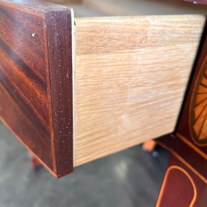 Inlaid 3 Drawer Console