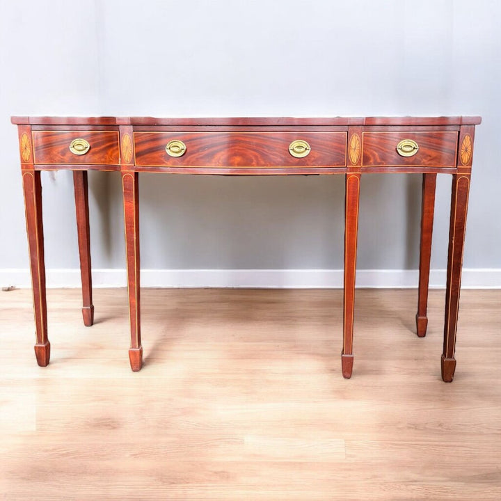 Inlaid 3 Drawer Console