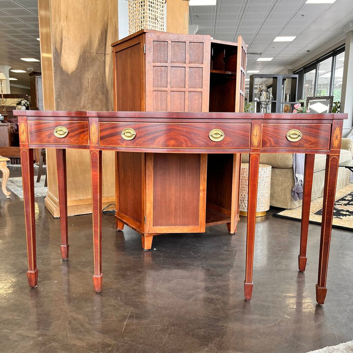 Inlaid 3 Drawer Console