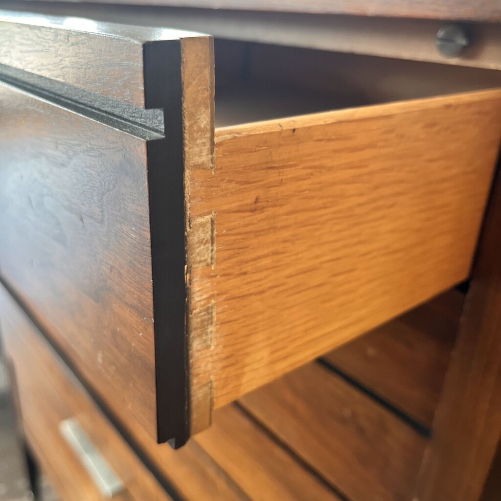 MCM Tuxedo Bowtie Chest of Drawers