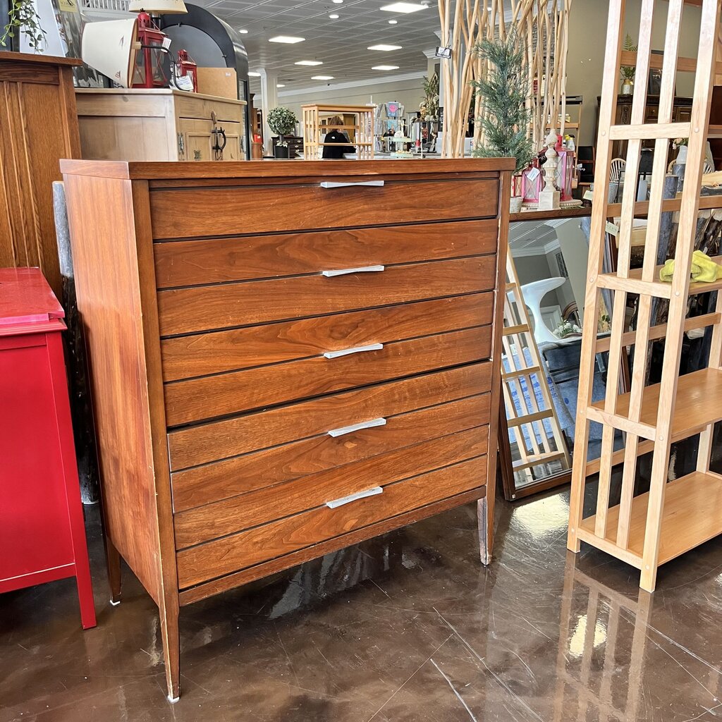MCM Tuxedo Bowtie Chest of Drawers